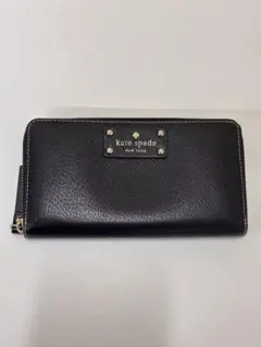 【美品】ケイトスペード 長財布 ブラック 黒 ラウンドファスナーのサムネイル