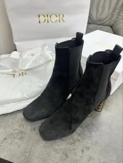Dior カナージュサイドゴアショートブーツ　24cmのサムネイル