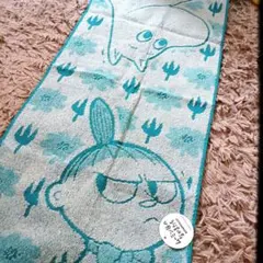 ☆ムーミン☆リトルミイ☆フェイスタオル☆ブルー☆北欧☆