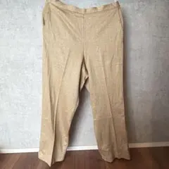 alfred dunner ヘリンボーンスラックス 12 ラメ入り　オシャレ