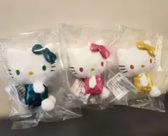 ハローキティ　マスコット　キラキラ　3個セット
