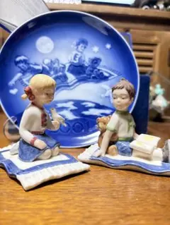 ロイヤルコペンハーゲン　2007年　フィギュリンセット　オスカー＆スーザン ロイヤルコペンハーゲン 2007年 オスカーとスーザン - メルカリ