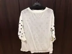 Ballsey ポリエステルリネンコンビクルーネックプルオーバー