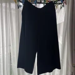 パンツ　ワイドパンツ 大きめ　ズボン　フォーマル　ブラック