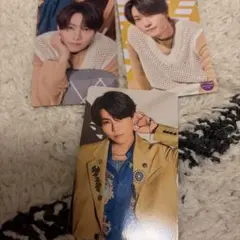 timelesz 橋本将生＆原嘉孝　両面トレカ3枚セット