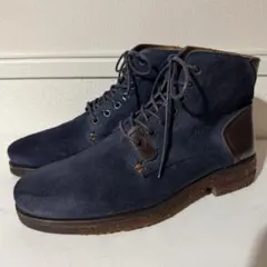 【美品】Danner サイズ25cm スエード×レザーブーツ ネイビー