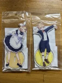 鏡音レン　鏡音リン　アクリルスタンド　メイド＆執事