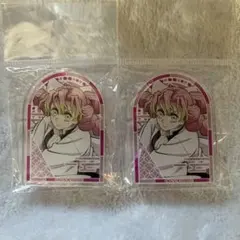 鬼滅の刃【甘露寺蜜璃】スタンディアクリルバッジ2個セット　無限城編ver.