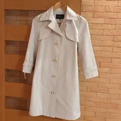 INDIVI ホワイト トレンチコート 38