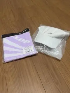 【DUNLOP 】ウォッシュタオル ラベンダー　メッシュキャップホワイトセット