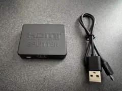 HDMI 分配器 1入力2出力 4K 3D映像対応 スプリッター ドライバー不要