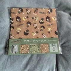 進撃の巨人　デザインペーパー 3柄×8枚（24枚）