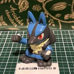 ルカリオ:3000:フィギュア:指人形:ポケモンキッズ:ソフビ:現状品