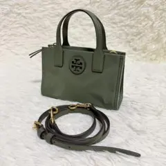 トリバーチ バッグ エラ トートバッグ ショルダーバッグ ミニ 2WAY カーキのサムネイル