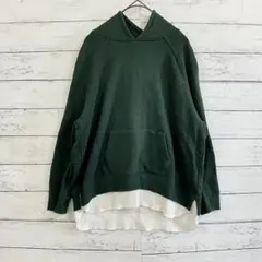 B:MING by BEAMS 緑 パーカー 150 上品カジュアル 通学 秋冬