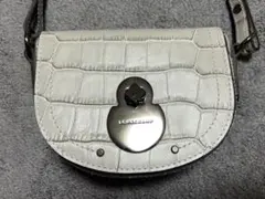 LONGCHAMP ショルダーバッグ（クロコダイル風レザー）