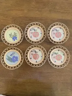 冷茶グラス用茶托　6枚セット