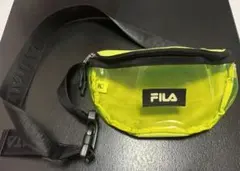 FILA フィラ 蛍光 イエロー ボディバッグ ショルダーバッグ ウエストポーチ