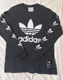 adidas Originals 歴代ロゴ 長袖カットソー ブラック Lのサムネイル