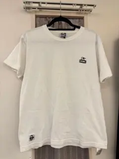 CHUMS チャムスバックプリントTシャツ　Lサイズ　ホワイト