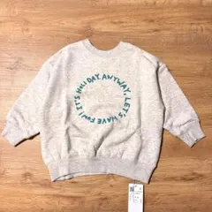 【新品】devirock トレーナー　どっちも前だから1人でお着替え 100