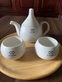 フェリシモ SF STUDIO 急須&湯呑み茶碗2個セット　お盆付き