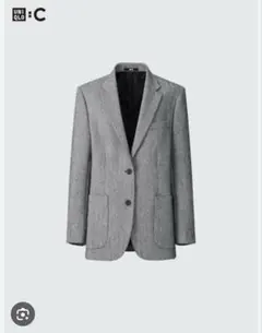 ユニクロC ツイードオーバーサイズジャケット　Mサイズ