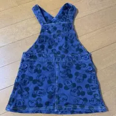 ミニーマウス柄オーバーオール 90サイズ