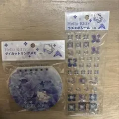 平成レトロハローキティメモ帳&シール