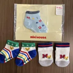 MIKI HOUSE ベビー靴下セット 11-13cm