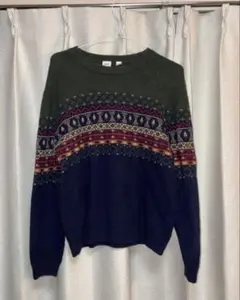 GAP ノルディック柄セーター