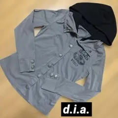 d.i.a. 背中開き 長袖シャツ ベージュ系 - メルカリ
