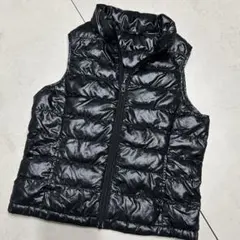 UNIQLO ダウンベスト フェザー 130 黒