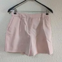 ZARA ペール ピンク ショートパンツ 無地 シンプル パステル