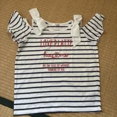 Pink Latte ストライプ Tシャツ XS