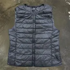 ★UNIQLO ウルトラライトダウンコンパクトベスト XL グレー /21