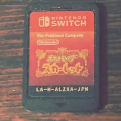 ポケットモンスター スカーレット　NINTENDO switchソフトケースなし