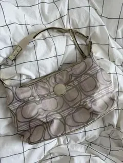 coach チェック ショルダーバッグ Y2k