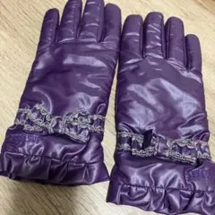 ANNA SUI 手袋 パープル ゴシック