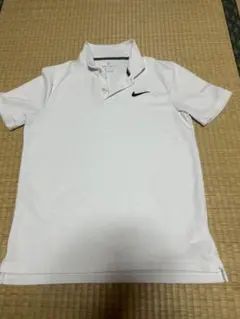 Nike DRI-FIT ホワイト ポロシャツ M