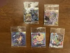 ジョジョウエハースシール　空条徐倫・プッチ神父JJR他3枚