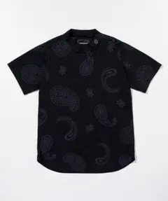 リュクスエイケイエムプラス モックTシャツ ブラックペイズリー Lサイズ 新品のサムネイル