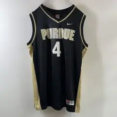 T-283 Nike Purdue カレッジ ゲームシャツ 4番 L ブラック