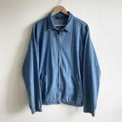 80s ポロラルフローレン デニム スイングトップ 三角タグ　デニムジャケットのサムネイル