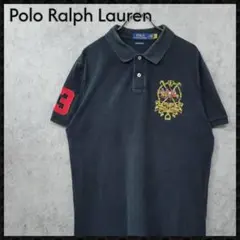 3972【希少人気モデル・美品】ラルフローレン カナダ国旗ロゴ 半袖