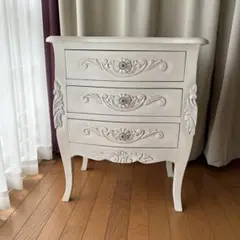 ◻︎ロココ調 4段チェスト 輸入家具 ピンク 花 ゴールド - メルカリ