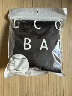 新品未使用 ワンショルダーエコバッグ ブラック　スリコ