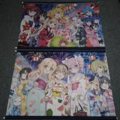 【バラ売り不可】邪神ちゃんドロップキック 夏祭りタペストリー2種セット