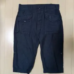 MEN'S　MELROSE　ブラック ミリタリー風 ハーフパンツのサムネイル