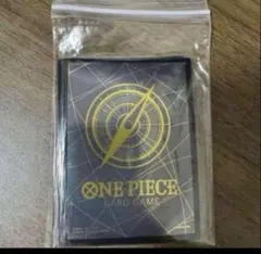 ワンピースカードゲーム　リミテッドカードスリーブ　10枚　ブラックゴールド